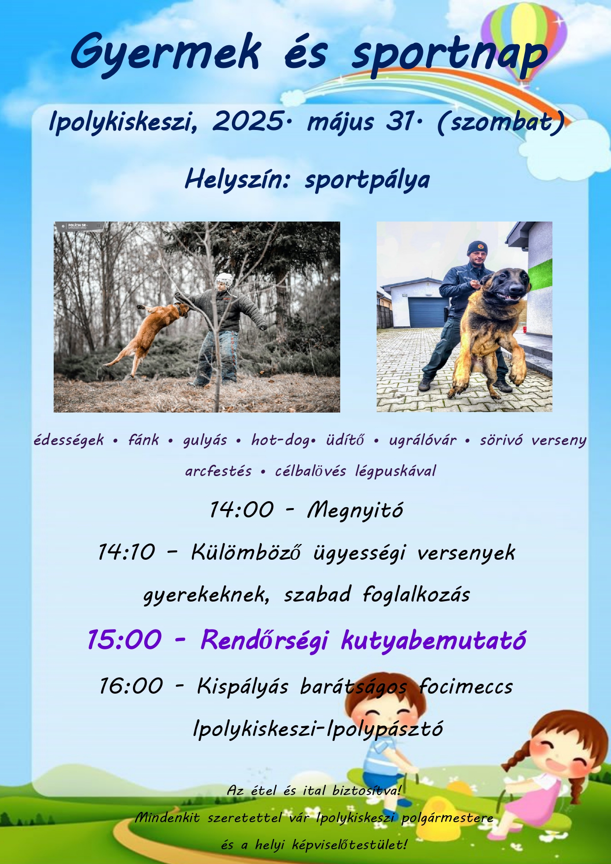 Gyermeknap-sportnap / Deň detí a športu Gyermeknap-sportnap / Deň detí a športu